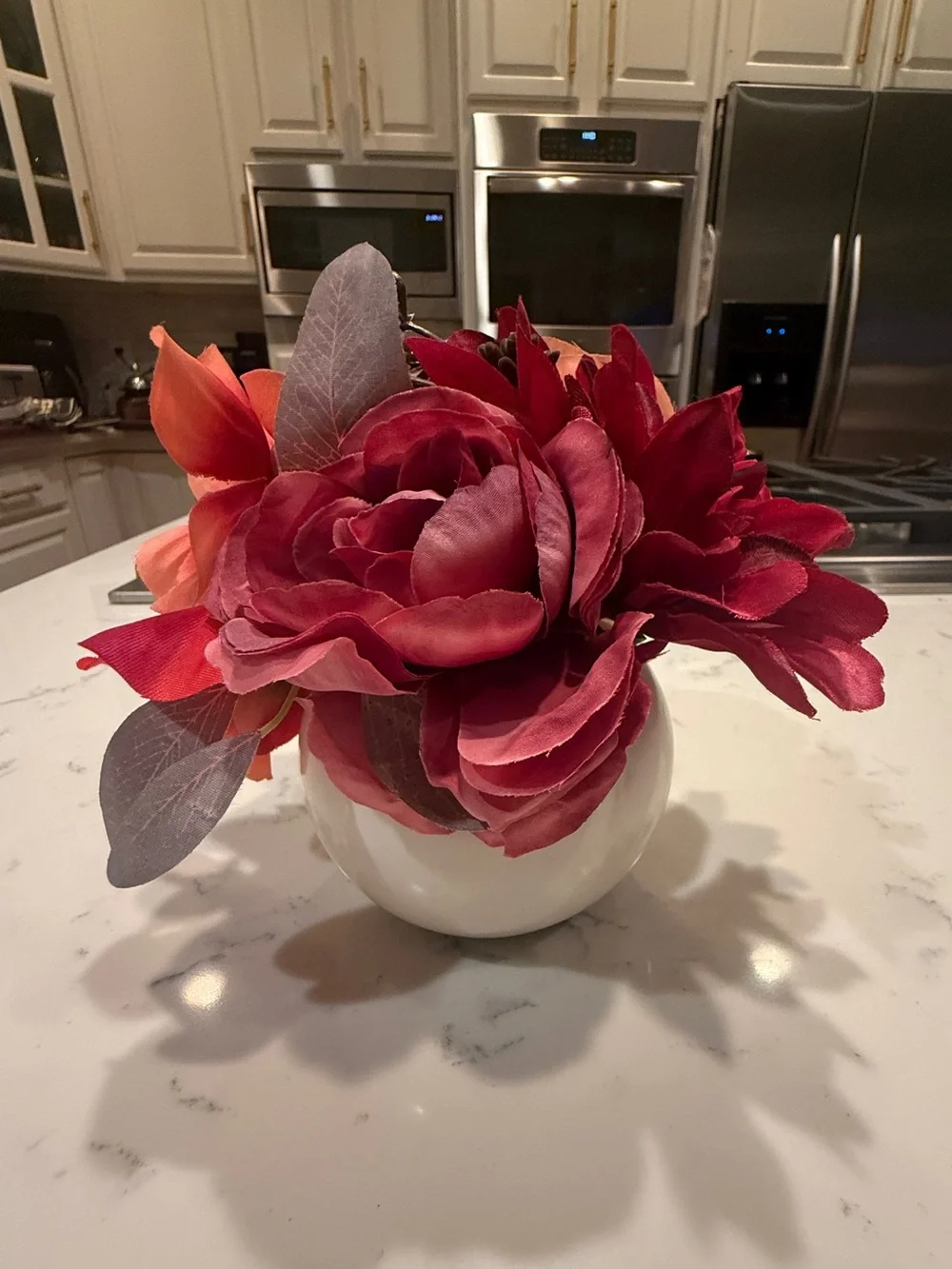 Small Faux Floral Arrangement small faux